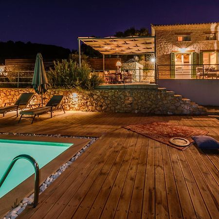 Yiameli Villas With Private Pool Skinaria Bagian luar foto