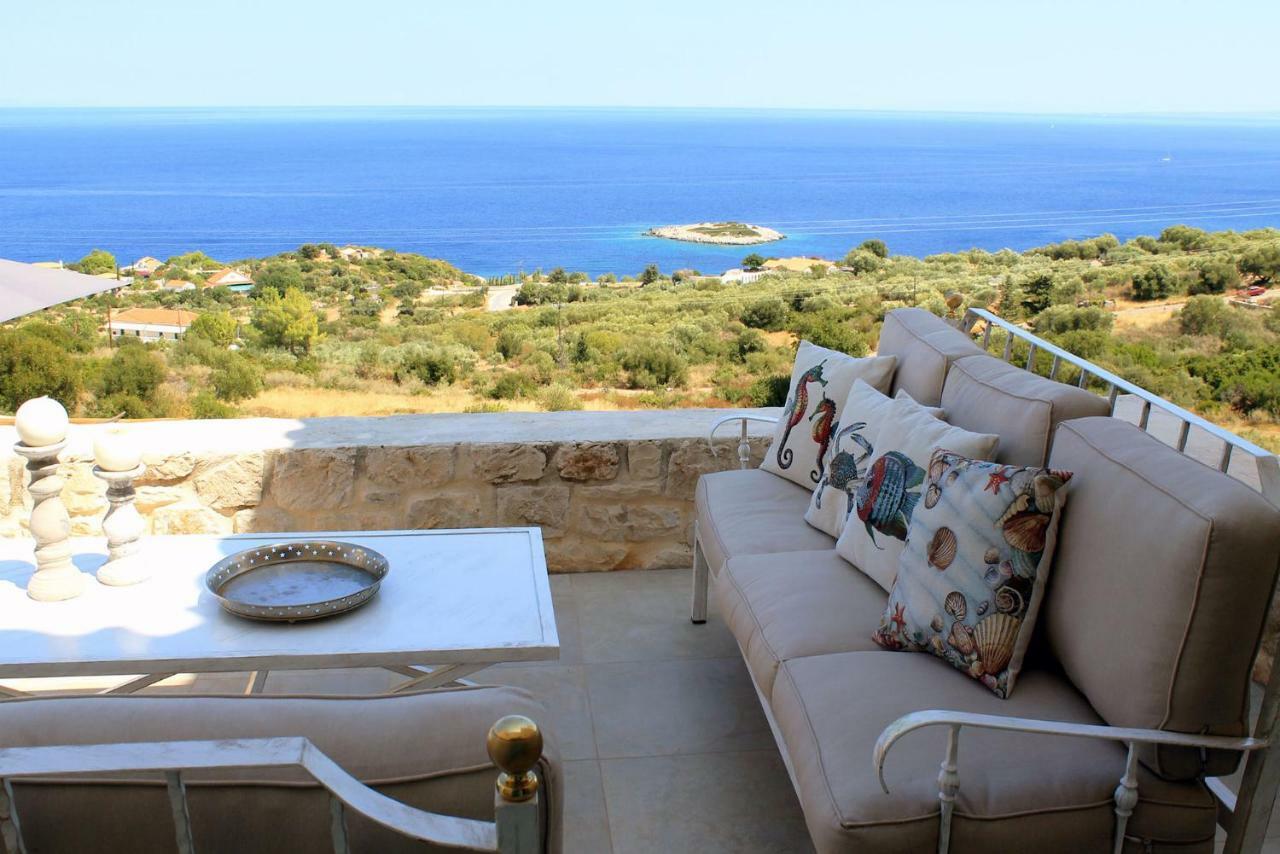Yiameli Villas With Private Pool Skinaria Bagian luar foto